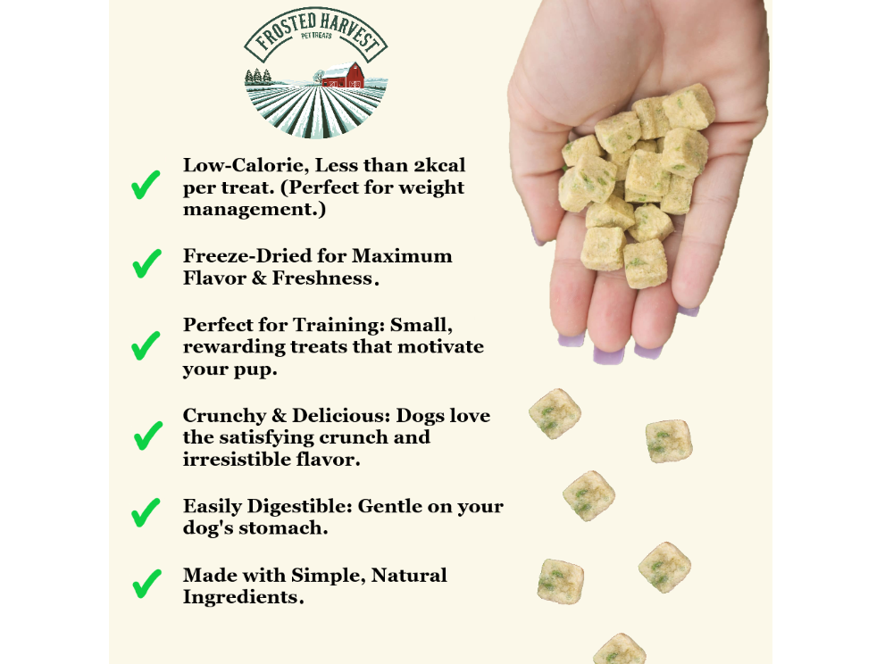 Chicken Breast & Green Bean Freeze-Dried Dog Treats