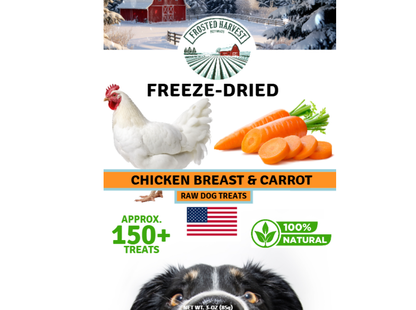 Chicken Breast & Carrot Freeze-Dried Dog Treats